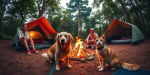Acampar com pets: regras, dicas e equipamentos recomendados para aventuras seguras