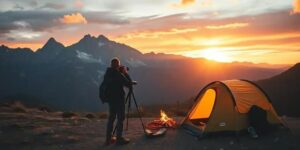 Como fotografar paisagens e registrar momentos do camping: dicas para fotos épicas