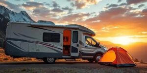 Vantagens de viajar de motorhome versus barraca: conforto e liberdade incríveis