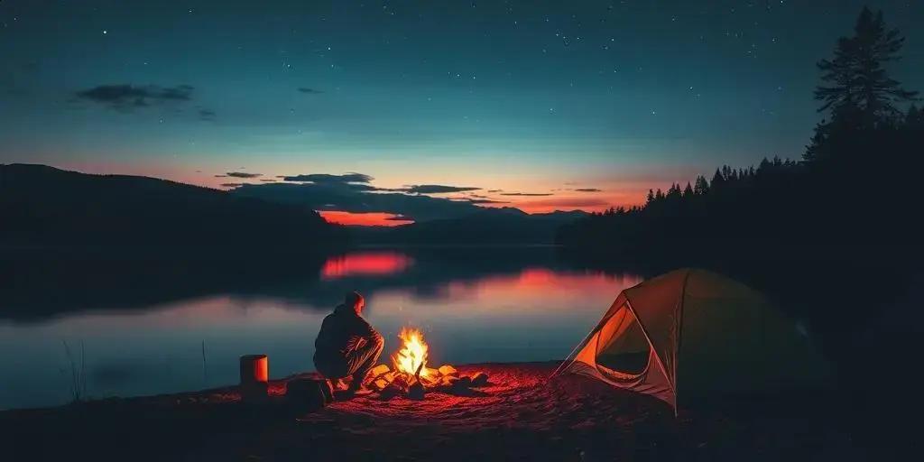 A experiência de acampar sozinho: benefícios e desafios que mudam tudo (72 caracteres)
