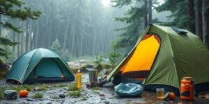 Como lidar com chuva durante o acampamento: Dicas essenciais para não estragar sua aventura