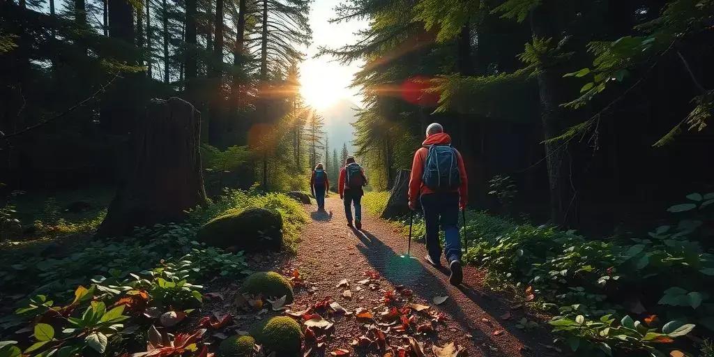 Como planejar trilhas e aventuras ao redor do camping com confiança e segurança