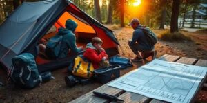 Como se organizar para viajar acampando por vários dias: guia prático e checklist