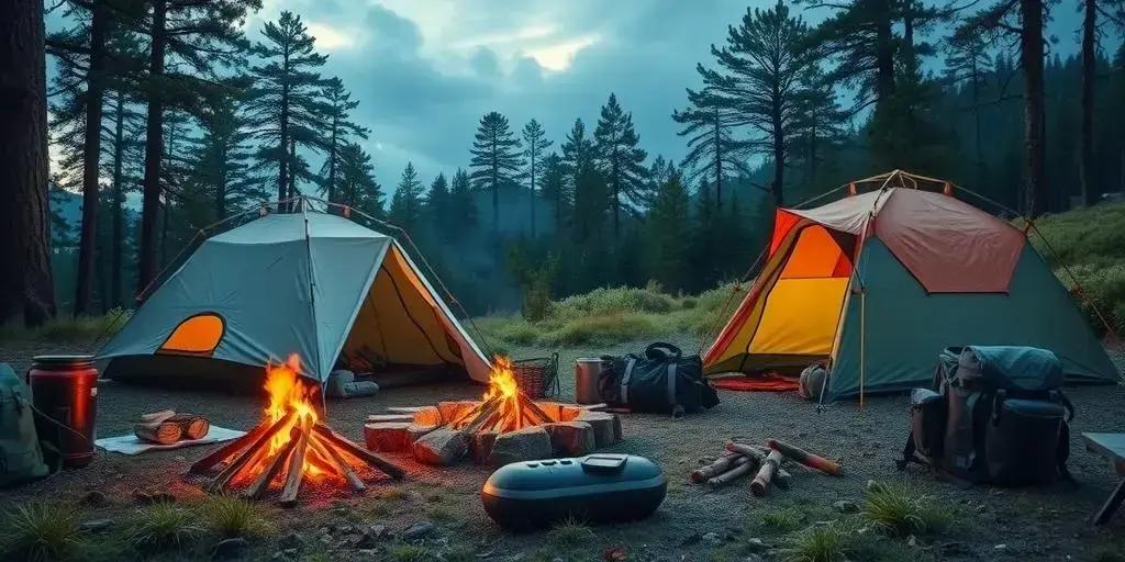 Lista de equipamentos essenciais para acampar pela primeira vez: Comece sua aventura com o pé direito!