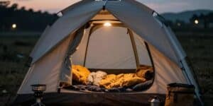 Dicas para acampar com conforto: 10 truques essenciais para dormir bem